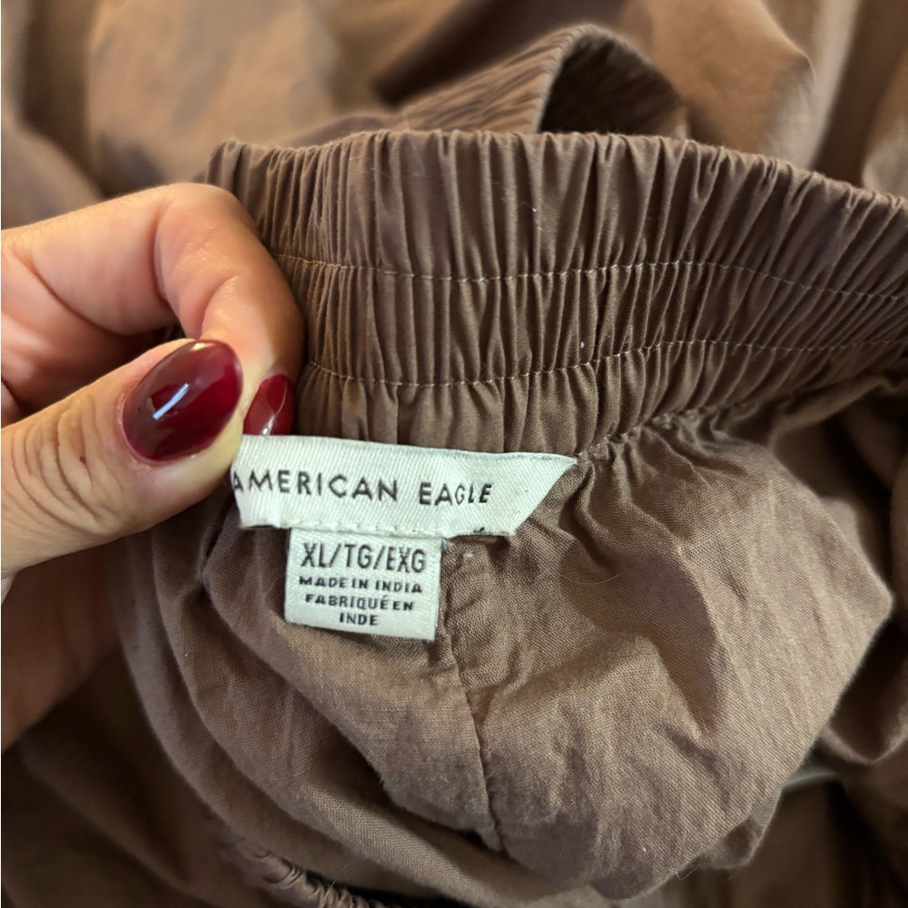 American Eagle Outfitters Brown Maxi Skirt 100% Cotton - Picture 2 of 4